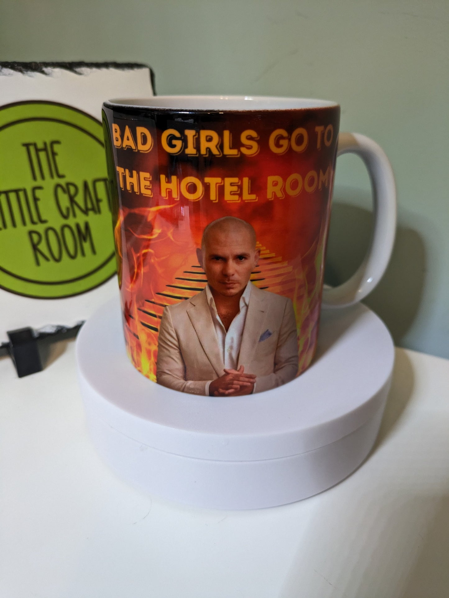 Mr Worldwide Pitbull Good girls bad girl meme mug funny gift