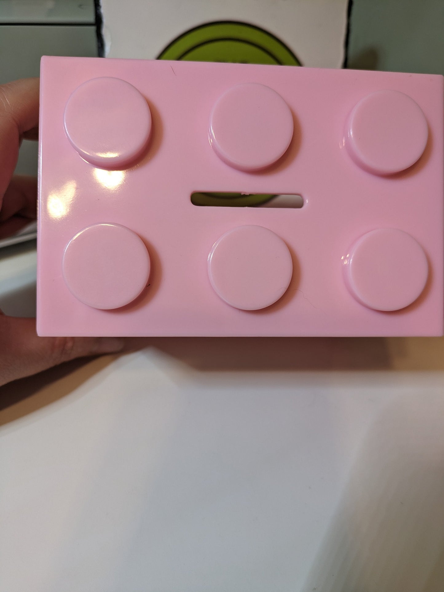Brick Lego money box personalised