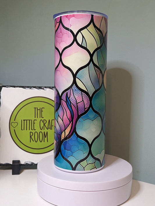 Mermaid scales ombre skinny tumbler gift